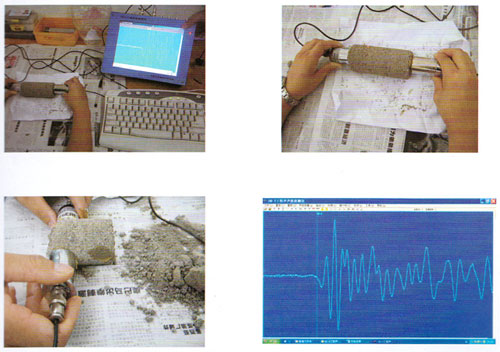 TGM-U204(F)型非金属声波参数测试仪砂样的声学测试