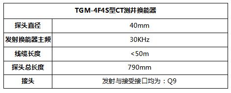 TGM-4F4S型四发四收测井换能器